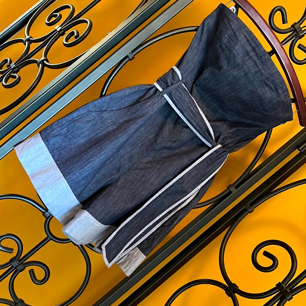 THEORY Denim Romper